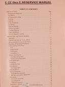 Bliss-Bliss C-22 thru C-60, Press Service Electricals and Parts Manual 1973-264A Monitor-C-22-C-22 thru C-60-C-60-02